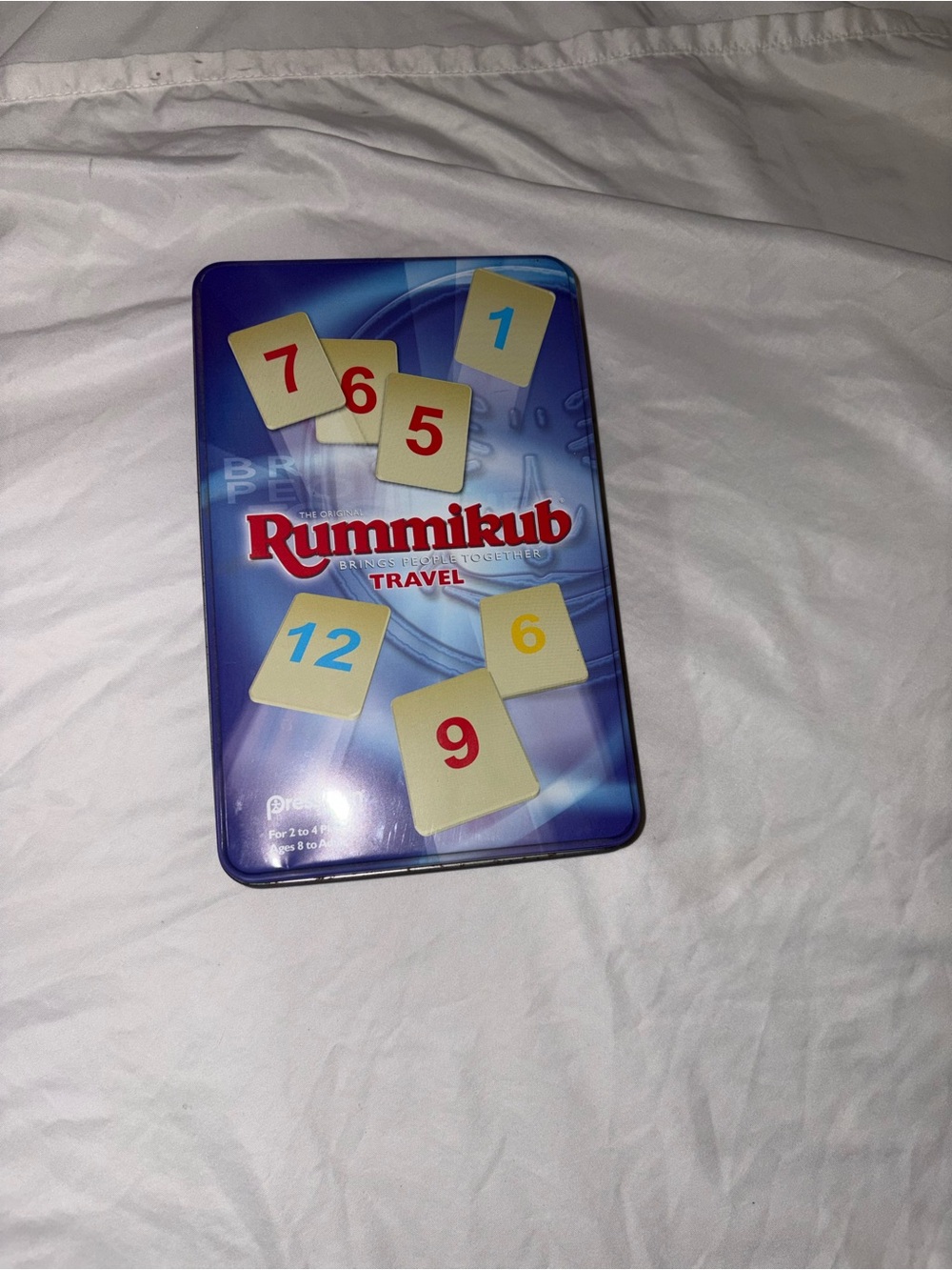 Rummikub Travel Board Game - Blue